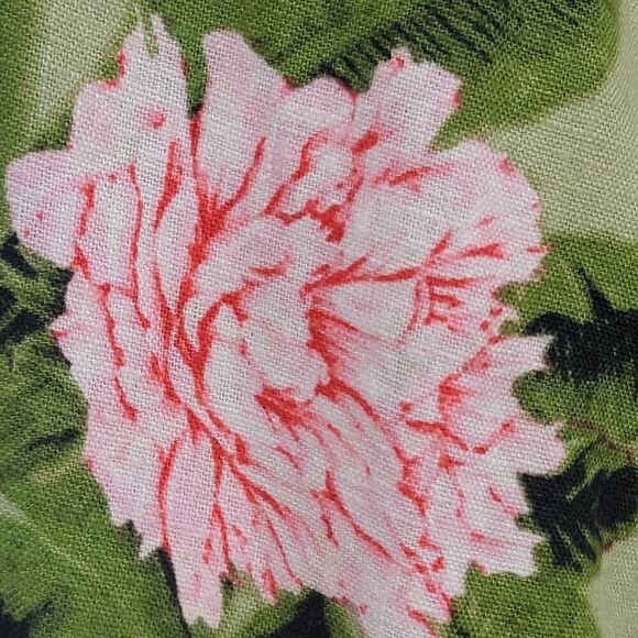 Linen Summer Boho Festival Wide Leg Tropical Floral Pants - Picture 10 of 11